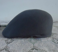A112702 Chapeau en feutre de laine 100% classique Casquette plate Béret Lvy Chapeau Béret Chapeau pour femmes hommes