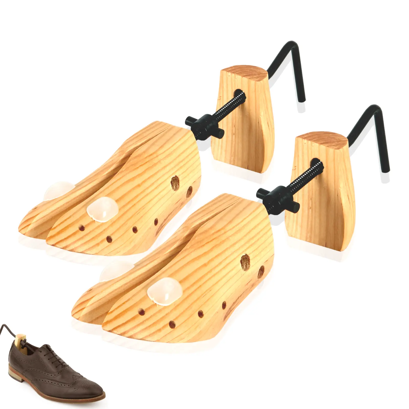 Commercio all'ingrosso della fabbrica di legno della barella della scarpa Anti piega wideer Stretching per le donne degli uomini