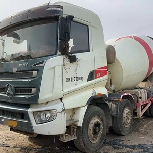 SANY 12 mètres cubes 12cbm <span class=keywords><strong>camion</strong></span> bétonnière utilisé moteur Hino malaxeur béton ciment entièrement hydraulique 0086 18117060100 - Product Image 1
