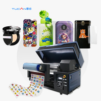 Petite imprimante UV à plat pour porte-clés, stylos USB, balles de golf, coques de téléphone, logo personnalisé, fabrication de cadeaux personnalisés, option 3 en 1