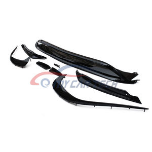 Parachoques delantero de plástico ABS, alerón negro brillante para Mercedes Benz, accesorios w176 Sport AMG A45 A200 A250, 8 unidades - Product Image 3