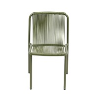 Çelik Sandalye Dış Mekan Yemek Halatlı Sandalyeler İstiflenebilir Halatlı Veranda Sandalyesi Rattan Sandalye Hasır Restoran Sandalyeleri Bahçe Mobilyaları