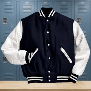 Chaqueta universitaria personalizada de alta calidad para hombre Último diseño con logotipo personalizado para invierno-Venta completa - Product Image 2