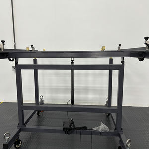 Meja rakitan membalik otomatisasi yang dapat disesuaikan untuk layanan fabrikasi bengkel pabrik transportasi lempengan miring - Product Image 3