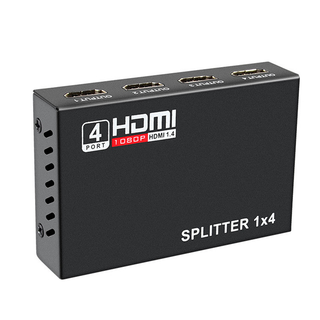 Available Full HD Video Commutator Switcher 1 X4 Splitter