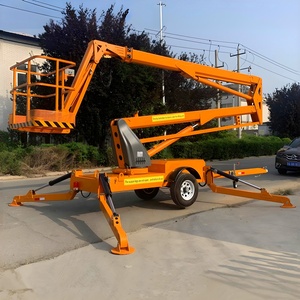 <span class=keywords><strong>Prix</strong></span> usine Nacelle élévatrice télescopique articulée hydraulique remorquable 10M-18M pour la construction - Product Image 3
