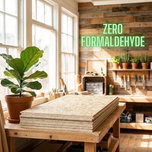Tablero de Contrachapado <span class=keywords><strong>OSB</strong></span>, Lámina de 4x8, Acabado para Uso en Interiores, Grado ENF 1220*2440, Pegamento E1, Marca Green, Construcción Industrial OSB3 - Product Image 5