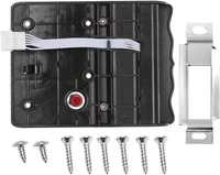 Serrure de porte sans clé en alliage de zinc pour camping-car, serrure de porte électrique sans clé pour caravane avec clavier et télécommande pour remorques