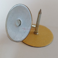 Clous de soudure d'isolation de conduit d'air de 3.4x100mm conçus pour fixer des couches d'isolation thermique de laine de verre dans des conduits plats