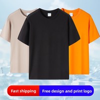 Op maat gemaakte katoenen spandex jersey korte mouwen casual gebreide loszittende O-hals effen hitte-overdracht bedrukte sportkleding unisex