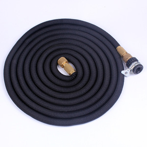 Tuyau d'arrosage extensible vert 25FT 100FT avec buse de pulvérisation pour lavage de voiture et arrosage - Product Image 4