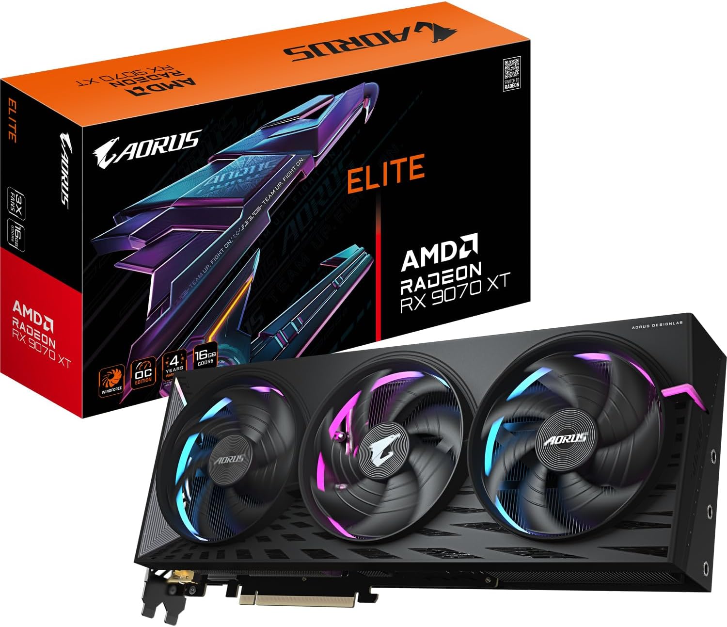 BEST DEAL on Gigabytes AORUS Radeon RX 9070 XT 16GB GDDR6 PCI Express Water-Cooled GPU Desktop Graphics Card