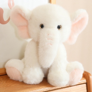 Peluche peluche peluche creativo elefante grigio accogliente peluche bianco <span class=keywords><strong>rosa</strong></span> peluche - Product Image 5