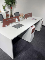 Combinaison Simple la plus populaire de Table de personnel bureau bureau moderne meubles de bureau créatifs Table de travail d'écran