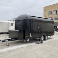 Remorque BBQ Offset avec foyer et grille de maintien au chaud, fumoir mobile professionnel pour équipes de compétition et traiteur de jardin