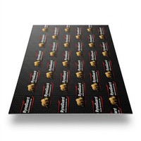 Tapis d'insonorisation automobile léger en feuille d'aluminium 2 mm, feuille de butyl autocollante, taille personnalisée OEM