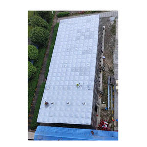 304 paslanmaz çelik kare yangın yalıtımı BDF yeraltı kalınlaşmış depolama çatı su kaynağı kulesi 1000L otomatik 1 yıl - Product Image 5