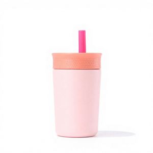 BPA FREE Custom <b>Kids</b> Child <b>Water</b> <b>Bottle</b> 12oz Travel Stainless Steel Insulated Vacuum Tumbler Cup Mug with Silicone Straw - Product Image 1