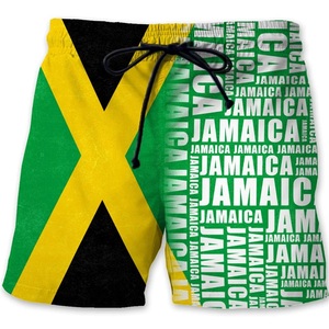 Jamaica Sư Tử Biểu Tượng Đồ Họa Quần Short Bãi Biển Cho Nam Giới 3D In Jamaica Cờ Mô Hình Hawaii Quần Short Băng Mùa Hè Mens Bơi Thân - Product Image 4