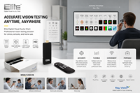 Tableau d'acuité visuelle numérique OEM, équipement d'optométrie LCD LED pour tests oculaires, utilisation en clinique et en hôpital