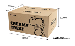 Colaloca Snack per Gatti al Salmone, Nutrizione Funzionale per Gattini, Strisce per Gatti in Scatola 15g 7pz 60 Confezioni - Product Image 5