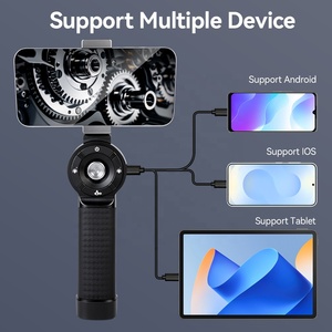Endoscope de Vidéo Portable à Double Objectif 4,5 mm, Caméra Articulée 360° pour Inspection de Tuyaux de Voiture, Joystick, Compatible Android et iOS - Product Image 4