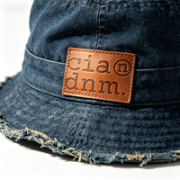 Écussons personnalisés thermocollés en cuir véritable, étiquettes écologiques pour jeans, chapeaux, accessoires de vêtements à coudre, vente en gros OEM