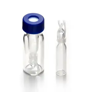 Hot Koop Gemonteerd Plastic Lente Borosilicaatglas 0.1Ml Micro-Insert Voor Hplc Autosamplervials