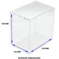 Boîte de présentation en acrylique premium, étui de protection moderne et portable pour cartes à collectionner, jeux d'échecs, cartes d'entraînement Elite, cartes Destiny, avec fermeture magnétique