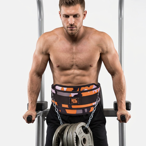 Best Quality Neoprene Weightlifting Dip Belt with <b>Chain</b> Non-Slip Function & Advanced Protection Unisex Price - Product Image 1