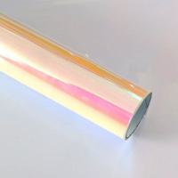 Rollo de Vinilo Holográfico Arcoíris para Corte |   PVC PET Brillante Autoadhesivo |   Material Publicitario para Rotulación de Vehículos, Impermeable y Ecológico