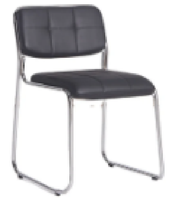 Chaise de bureau exécutive à dossier haut en cuir PU, pivotante à 360°, réglable en hauteur, idéale pour les salles de conférence, les réceptions et les visiteurs