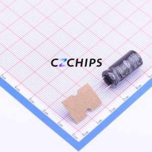 ตัวเก็บประจุอิเล็กโทรไลต์อะลูมิเนียมแบบ Through-Hole รุ่น RD1A228M10020PA (THT), ขนาด D10xL20 มม. 2200uF 20% 10V 5 มม. - Product Image 1