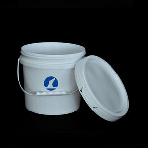 Seau en plastique PE 1/5/<span class=keywords><strong>10</strong></span>/15/20 <span class=keywords><strong>litres</strong></span>, robuste, durable, personnalisable, avec couleurs, seau d'emballage de glace en plastique pour le lait - Product Image 1