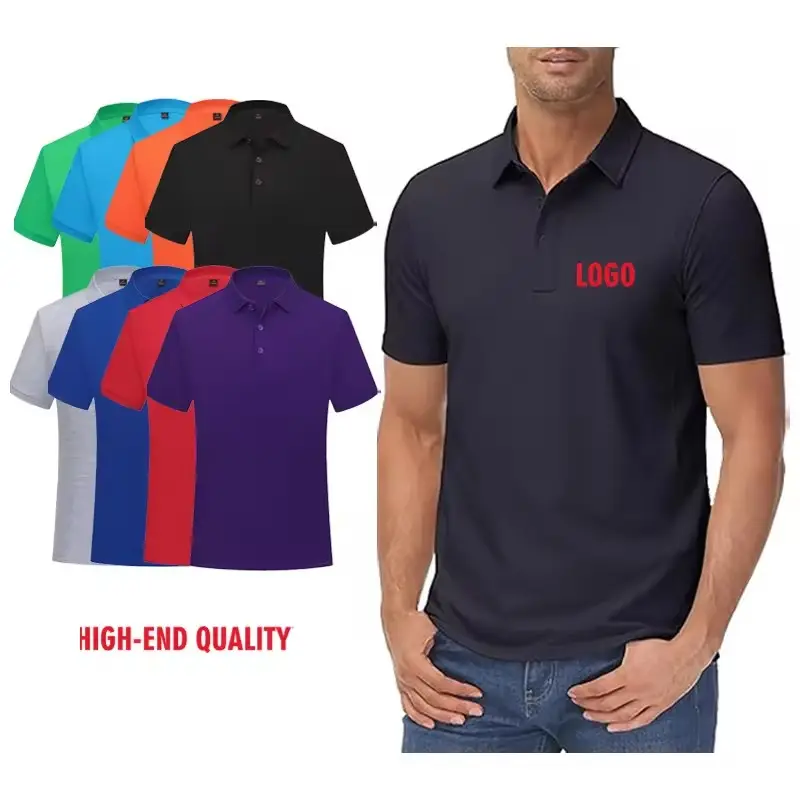 Polos rentables de alta calidad para hombre, polos compatibles con camisetas polo personalizadas