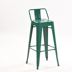 Taburete de Bar Moderno de Metal, Duradero y Estable, para Uso en Exteriores, Hogar, Bar, Cocina, Comedor, Sala de Estar y Hotel - Product Image 6