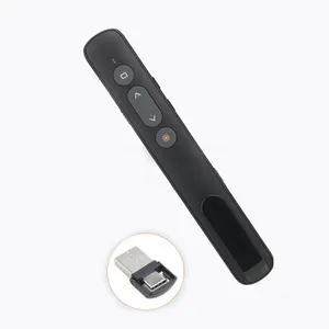 Hot Sell 2.4G Laser Pointer Wireless Presenter Work with Macbook with both USB and type c receiver