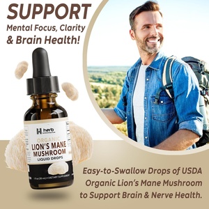 Suppléments OEM Gouttes d'extrait de champignon adulte de marque privée pour le soulagement du stress 60ml Oral Liquid - Product Image 2