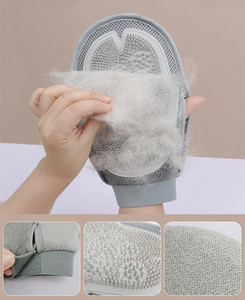 Cepillo para mascotas para perros y gatos, peine para limpieza de cabello, nudos y cepillos para eliminar el pelo suelto, cepillos profesionales para perros - Product Image 4