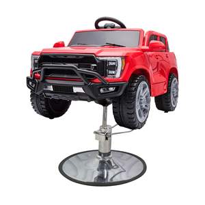 Equipo de Barbería Listo para Enviar, Silla de Peluquería Infantil, Silla de Peluquería Eléctrica con Forma de Auto, Silla de Peluquero para Niños - Product Image 3