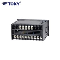 Voltmeter LCD LED AC/DC 24V Canggih dengan Tampilan Analog dan Deteksi Baterai, Berbahan PC ABS, Dilengkapi Cangkang dan Rangka Panel