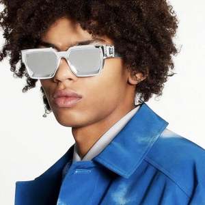 Gafas de Sol Cuadradas Extra Grandes de Lujo con Logotipo Personalizado para Hombre y Mujer, Gafas de Sol Coloridas con Marco Grande - Product Image 2