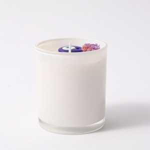 Velas <span class=keywords><strong>de</strong></span> Cera <span class=keywords><strong>de</strong></span> Soja con Cristales <span class=keywords><strong>de</strong></span> Ojo Turco, Piedras Curativas Naturales y Flores Secas para Protección Espiritual, Meditación y Decoración del Hogar - Product Image 4