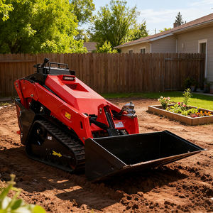 クローズドシステム1000 1500mmワイドスキッドステアローダーディーゼル中国スキッドステアディンゴミニスキッドステア付属品付き - Product Image 5