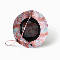 Chapeau Bob Femme en Coton Noir Uni à Bord Large et Dessus Plat, Personnalisable avec Logo Brodé, Idéal pour l'Été et la Plage