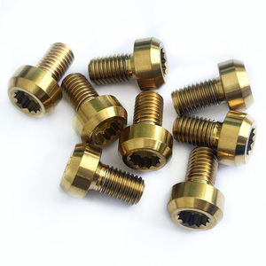 <span class=keywords><strong>Tornillos</strong></span> de Titanio GR5 M7 M8, Precio de Fábrica, Cabeza Interna de 12 Puntas, Tornillo de Rin Dividido, Cabeza Redonda Dorada, Tornillo <span class=keywords><strong>para</strong></span> Rueda <span class=keywords><strong>BBS</strong></span> - Product Image 6