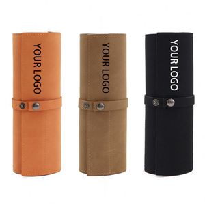 Étui de voyage personnalisé pour montres avec logo, sac professionnel durable, sac de rangement pour montres de grande capacité, rouleaux de montres en cuir PU souple - Product Image 1