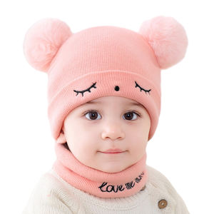 بيع بالجملة تصميم جديد للأطفال ، قبعات شتوية للأطفال ، قبعات عادية مع بوم للأطفال - Product Image 6