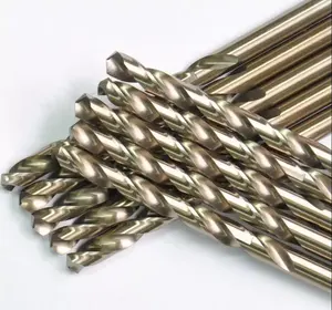 Sıcak satış 10 adet kobalt HSS M35 İşçi uzunluğu Metal matkap ucu seti metal