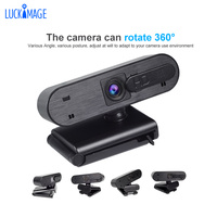 Cámara Web USB Full HD 1080P 30FPS con Enfoque Automático, Sensor CMOS, Micrófono Integrado, USB2.0 de Alta Velocidad para Videoconferencias, 1 Año de Garantía